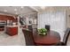 Open dining area with a view into the kitchen at 4526 E Vista Bonita Dr, Phoenix, AZ 85050