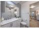 Clean bathroom with white vanity and a walk-in shower at 6960 W Peoria Ave # 172, Peoria, AZ 85345