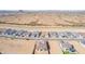 Aerial view of new homes in a cul-de-sac community setting at 13637 W Hackamore Dr, Peoria, AZ 85383