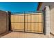 New wood and metal gate for added security at 13637 W Hackamore Dr, Peoria, AZ 85383