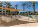 Outdoor kitchen and bar with seating at 2511 W Queen Creek Rd # 205, Chandler, AZ 85248