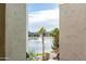 Stunning lake view from condo balcony at 2511 W Queen Creek Rd # 205, Chandler, AZ 85248