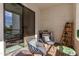 Spacious balcony furnished with seating at 2511 W Queen Creek Rd # 205, Chandler, AZ 85248