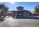 Community center entrance with stone accents and welcoming entryway at 4548 E Carob Dr, Gilbert, AZ 85298