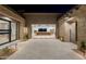 Stunning modern kitchen visible through glass doors from courtyard at 9989 E Aleka Way # 337, Scottsdale, AZ 85262