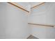 Spacious closet with double rods and shelves at 7101 W Beardsley Rd # 1502, Glendale, AZ 85308