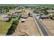 Aerial view showcasing the home's location in a rural setting at 25350 W Riverside St, Buckeye, AZ 85326