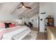 Bright main bedroom with king bed and access to backyard at 8643 E San Jacinto Dr, Scottsdale, AZ 85258
