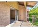Private balcony with sliding door access and views at 5525 E Thomas Rd # F9, Phoenix, AZ 85018