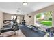 Fitness center with treadmill, exercise bike, and weights at 5525 E Thomas Rd # F9, Phoenix, AZ 85018