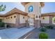 Community pool entrance with gated access and landscaping at 11526 E Milagro Ave, Mesa, AZ 85209