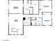 Upper floor plan with primary bedroom, bonus room, and two additional bedrooms at 1206 W J Waltz Way, Apache Junction, AZ 85120