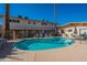 Refreshing kidney-shaped pool perfect for relaxation at 4848 N Woodmere Fairway -- # 15, Scottsdale, AZ 85251