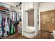 Large walk-in closet with shelves, drawers, and hanging space at 11305 S 195Th Dr, Buckeye, AZ 85326