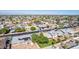 Aerial view showcasing the property's position on the street and backyard space at 8151 W Clarendon Ave, Phoenix, AZ 85033