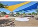 playground with shade structures and play equipment at 10155 E Toledo Ave, Mesa, AZ 85212