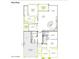 First floor plan showcasing a spacious layout with 4 bedrooms, 3 baths, and an open living area at 1296 E Coconino Way, Gilbert, AZ 85298