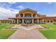 Elegant community center with fountain; grand architecture at 17917 W Amberwood Dr, Goodyear, AZ 85338