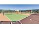 Two well-maintained pickleball courts at 17917 W Amberwood Dr, Goodyear, AZ 85338