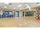 Bright fitness studio with wood floors, mirrors, and exercise balls at 17917 W Amberwood Dr, Goodyear, AZ 85338