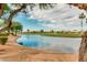 Peaceful waterfront view next to a golf course at 3582 N 160Th Ave, Goodyear, AZ 85395