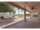 Covered patio overlooking the golf course at 3582 N 160Th Ave, Goodyear, AZ 85395