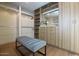 Large walk-in closet with ample shelving and drawers at 8049 E Via Sierra --, Scottsdale, AZ 85258