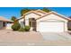 Charming single story home with two car garage and landscaped front yard at 1018 W Juniper Ave, Gilbert, AZ 85233