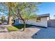 Landscaped front yard with gravel and artificial turf at 8319 E Palm Ln, Scottsdale, AZ 85257