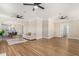 Open living room with hardwood floors and access to other rooms at 1921 E Yale St, Phoenix, AZ 85006