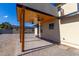 Covered patio with wood ceiling and ceiling fan at 1921 E Yale St, Phoenix, AZ 85006