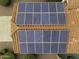 Close-up view of solar panels on a terracotta roof at 1848 E Sycamore Rd, Casa Grande, AZ 85122