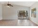 Open dining area with tile floor and sliding glass doors to the patio at 6658 E San Cristobal Way, Gold Canyon, AZ 85118