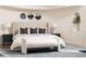 Spacious bedroom with large bed, stylish decor, and mountain views at 4636 E Moonlight Way, Paradise Valley, AZ 85253