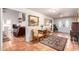 Bright hallway with views into the living room and kitchen at 36444 N Stardust Ln, Carefree, AZ 85377