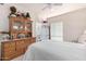 Bedroom with a queen bed and access to a bathroom at 36444 N Stardust Ln, Carefree, AZ 85377