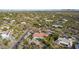 Aerial view of a residential area showcasing a house with a pool and surrounding desert landscape at 36444 N Stardust Ln, Carefree, AZ 85377