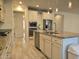 Modern kitchen featuring stainless steel appliances and granite countertops at 10736 W Paso Trl, Peoria, AZ 85383