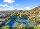 Community tennis courts offering recreational opportunities at 4065 N Silver Ridge Cir, Mesa, AZ 85207