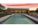 Inviting rectangular pool with tiled coping and serene sunset views at 7928 E Parkview Ln, Scottsdale, AZ 85255