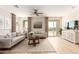 Light and airy living room with access to backyard at 18252 W Cielo Grande Ave, Surprise, AZ 85387