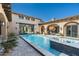 Expansive pool with spa and outdoor seating at 19481 N 98Th Pl, Scottsdale, AZ 85255