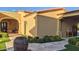 Spanish style home with landscaped courtyard and mountain views at 4836 E White Gates Dr, Phoenix, AZ 85018