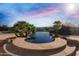 Infinity pool and spa with a scenic backdrop at 4836 E White Gates Dr, Phoenix, AZ 85018
