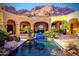 Expansive pool and patio area with mountain views at 4836 E White Gates Dr, Phoenix, AZ 85018