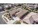 Aerial view of single-Gathering home with landscaped yard and neighborhood at 23680 N 168Th Ln, Surprise, AZ 85387