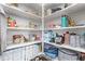 Well-organized pantry with ample shelving for storage at 23680 N 168Th Ln, Surprise, AZ 85387
