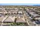 Aerial view showcasing the home's location in a residential neighborhood at 23680 N 168Th Ln, Surprise, AZ 85387
