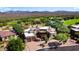 Aerial view of a stunning home with mountain views at 27921 N Agua Verde Dr, Rio Verde, AZ 85263