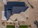 An aerial shot showcasing a home's roofline and landscaping at 28847 N Royce Rd, San Tan Valley, AZ 85144